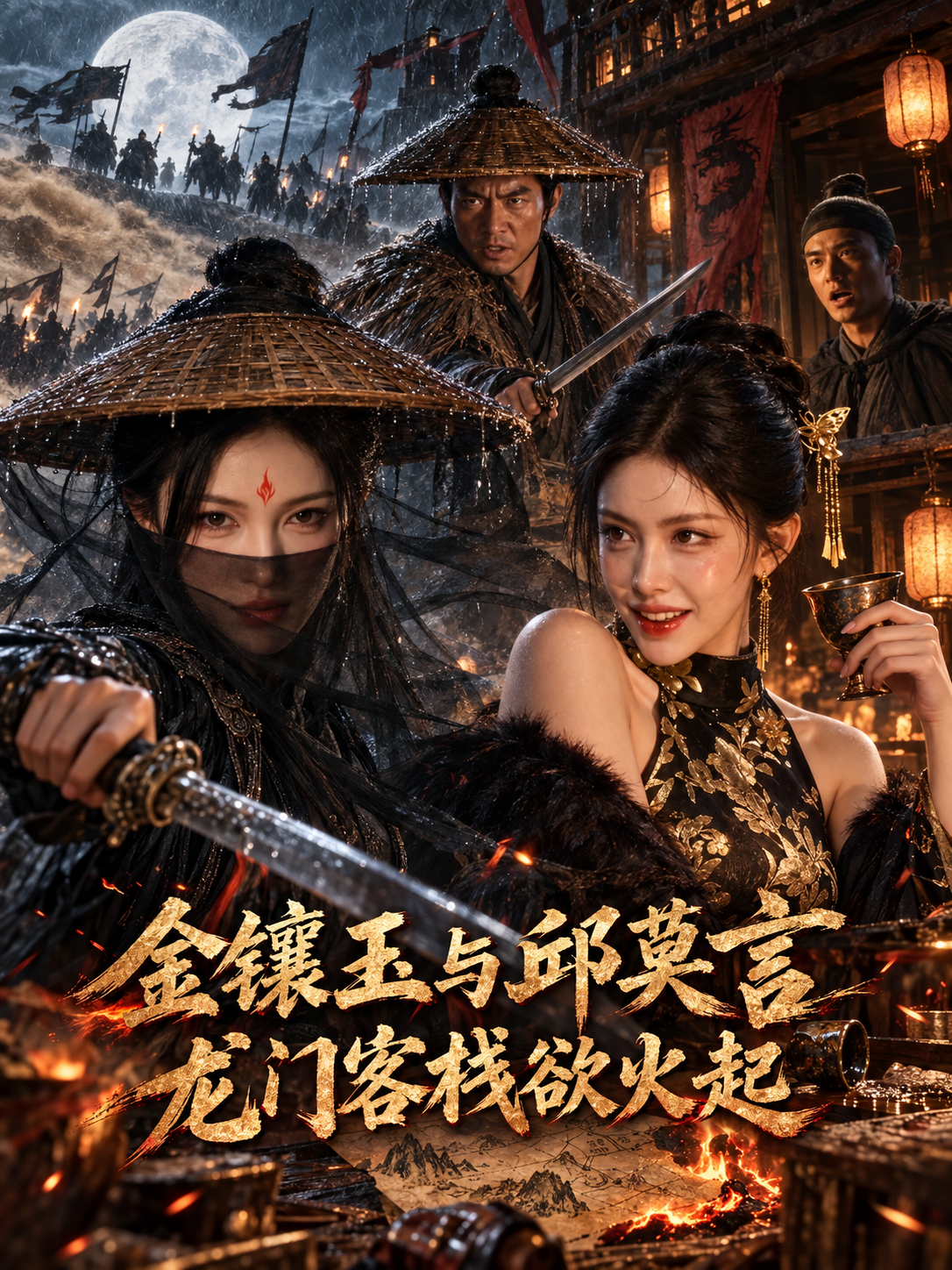 成人短剧：金镶玉与邱莫言 龙门客栈欲火起